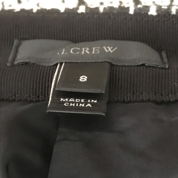 J. Crew Textured Block Print Skirt Size 8 - Picture 8 of 8